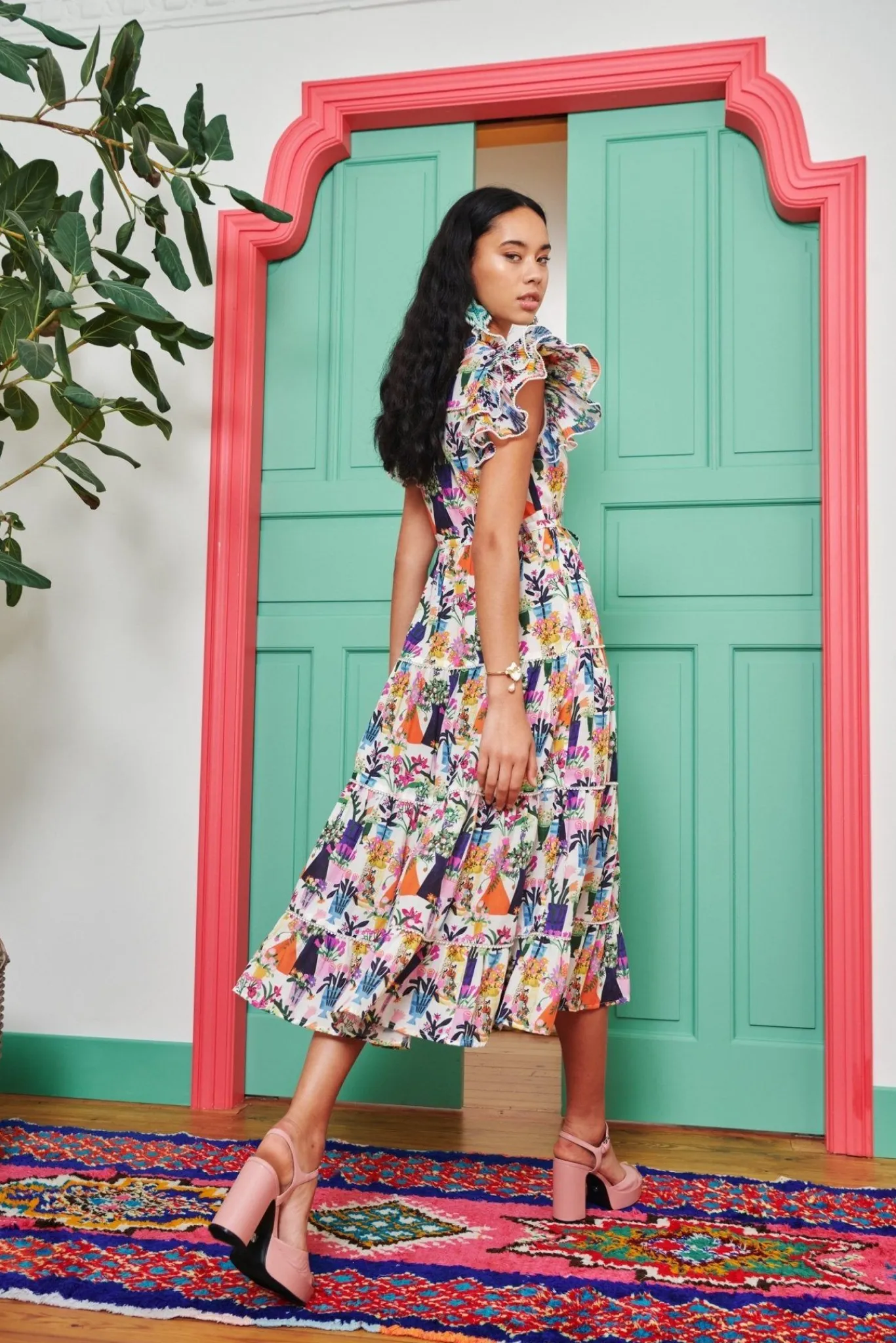 Celia B Aruna Dress -Multi