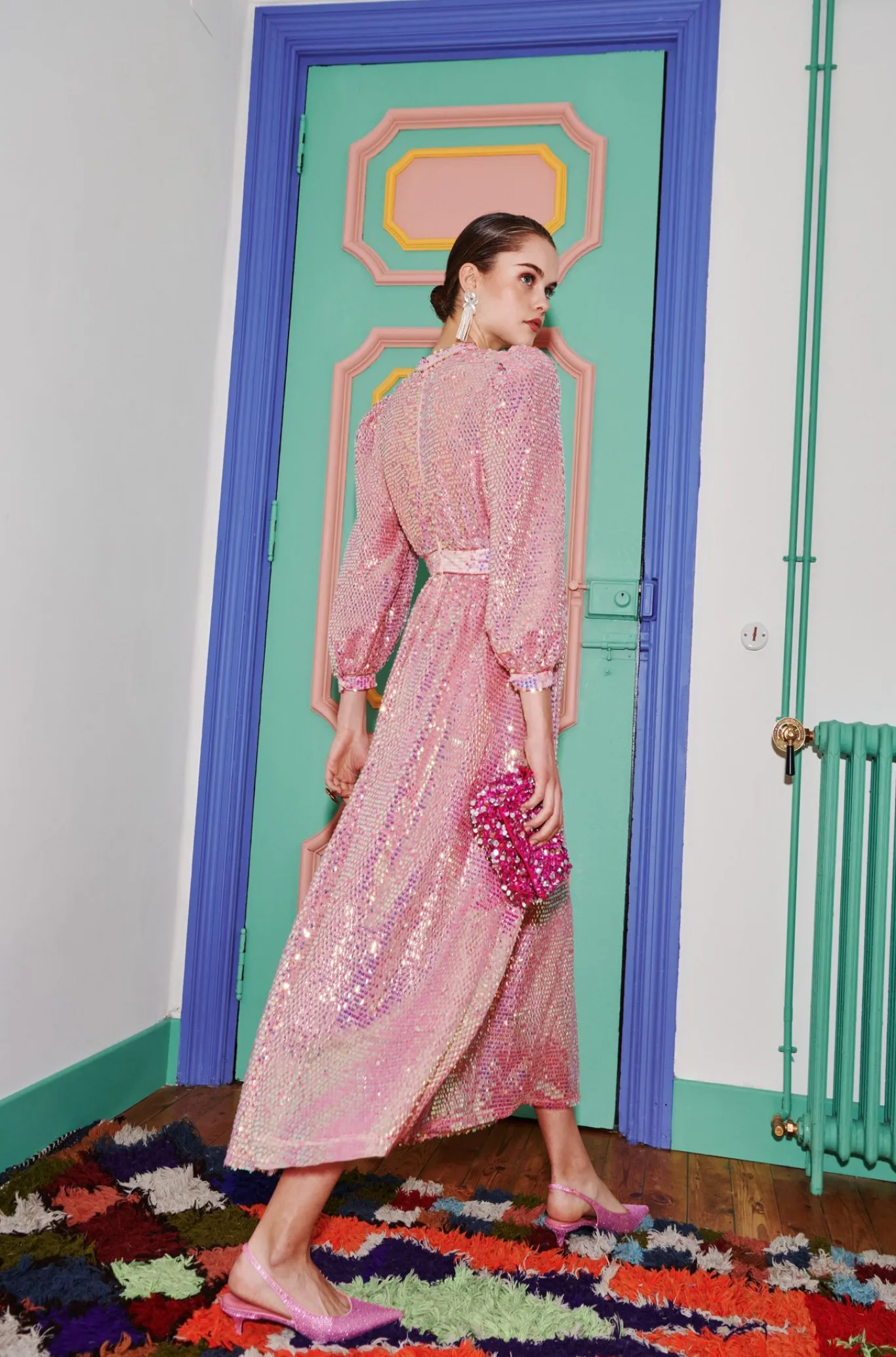 Celia B Bunzi Dress Pink Hot