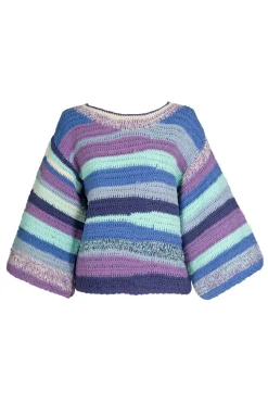 Celia B Caspio Top Blue Clearance