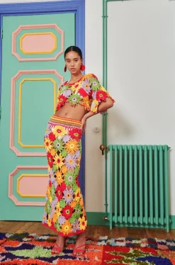 Celia B Coral Top Multi Outlet