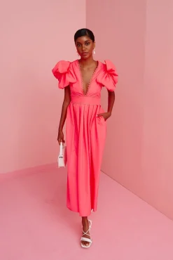 Celia B Curazao Dress Neon Pink