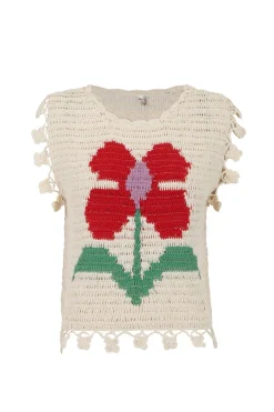 Celia B Gypsy Top White New