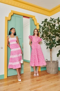 Celia B Lena Dress Pink Hot