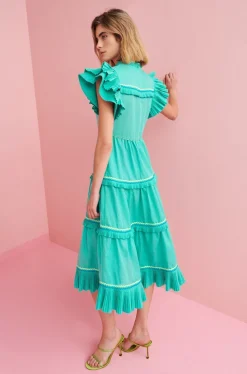 Celia B Moonlit Dress Blue Outlet