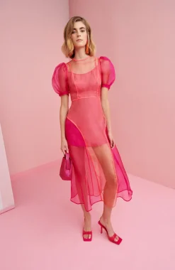 Celia B Nammu Dress Pink C New