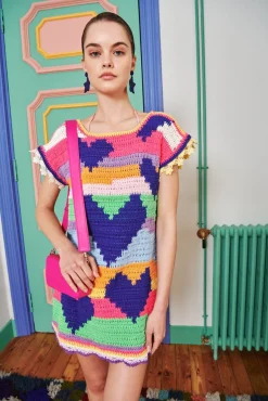 Celia B Sargasso Dress Multi Hot