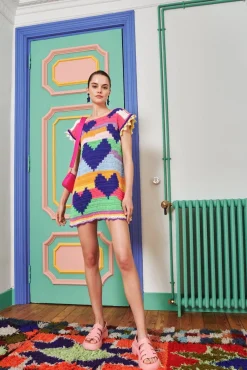 Celia B Sargasso Dress Multi Hot