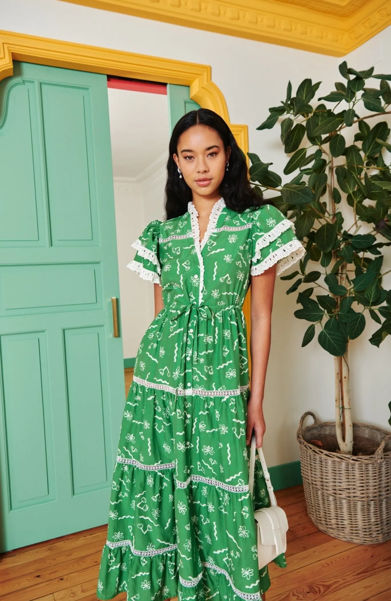 Celia B Sedna Dress-Green Online