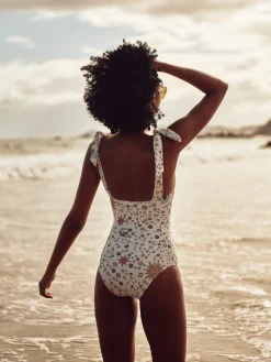 Celia B Starry Night Bathing Suit-White Sale