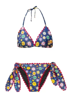 Celia B Via Lactea Bikini-Blue New