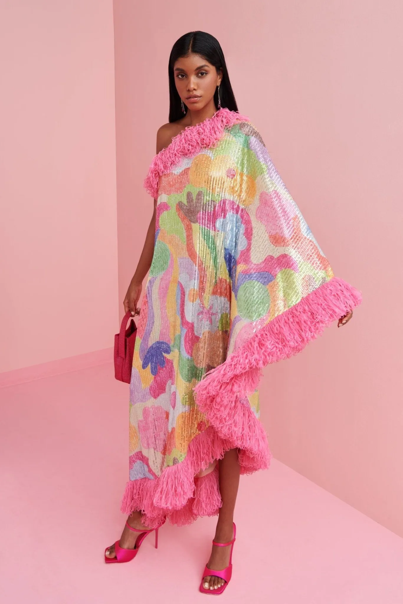 Celia B Willow Dress Multi Clearance