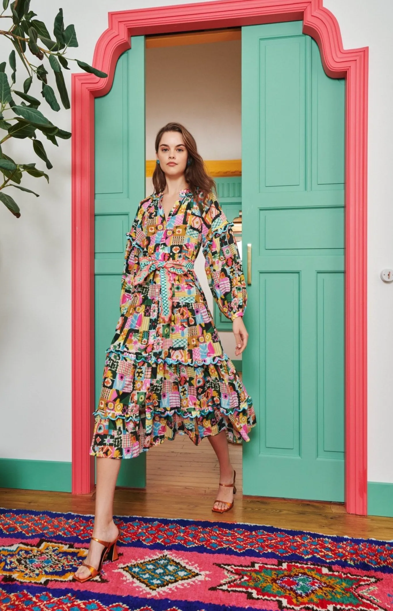 Celia B Zaire Dress Multi Online